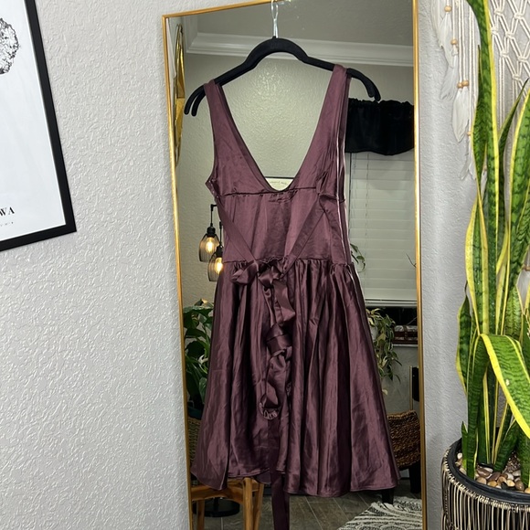 HOUSE OF CB 'Shiema' Rich Brown Mini Dress NWOT - Picture 6 of 8